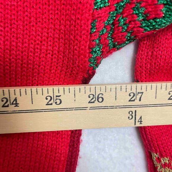 Ugly Christmas Sweater with Flamingos and Feathers by 33 Degrees Womens Size XXL - Picture 7 of 9